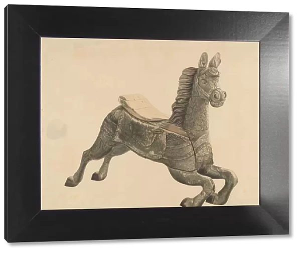 Carousel Horse, c. 1938. Creator: Henry Murphy