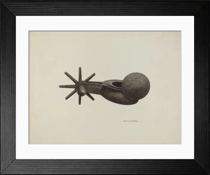 Framed Print : Spur, c. 1940. Creator: Raymond E. Noble Framed Print : Spur, c. 1940. Creator: Raymond E. Noble
