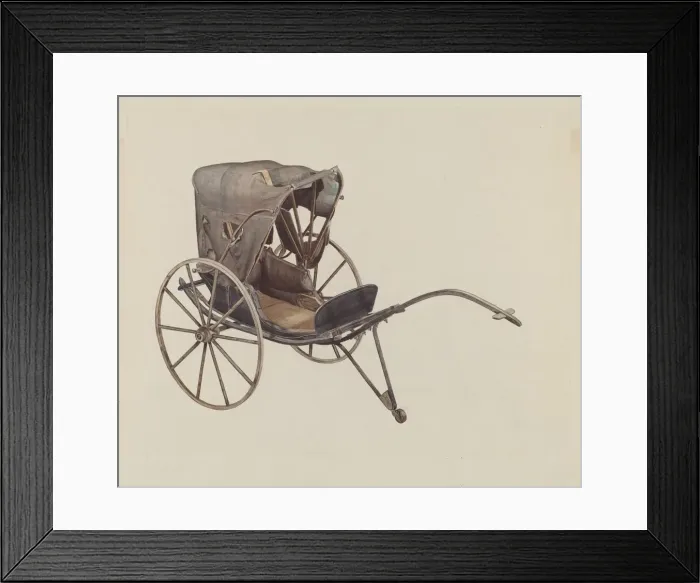Framed Print : Baby Chaise, c. 1938. Creator: Henry Murphy Framed Print : Baby Chaise, c. 1938. Creator: Henry Murphy