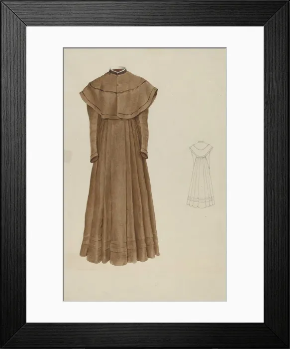 Framed Print : Womans Costume, c. 1936. Creator: Elizabeth Moutal Framed Print : Womans Costume, c. 1936. Creator: Elizabeth Moutal