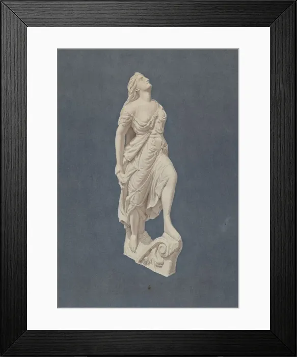 Framed Print : Figurehead from Indian Princess, c. 1937. Creator: Elizabeth Moutal Framed Print : Figurehead from Indian Princess, c. 1937. Creator: Elizabeth Moutal