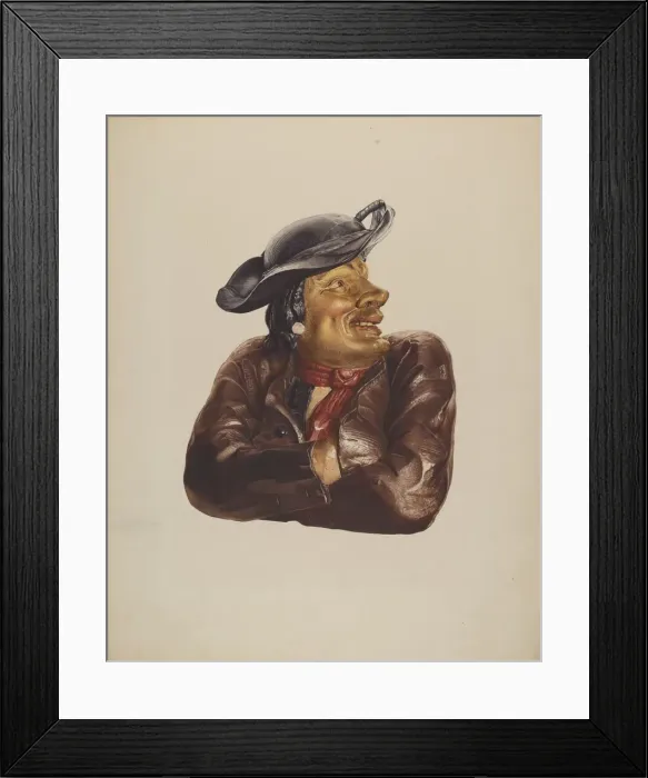 Framed Print : Tavern Figure, 1935 / 1942. Creator: Henry Murphy Framed Print : Tavern Figure, 1935 / 1942. Creator: Henry Murphy
