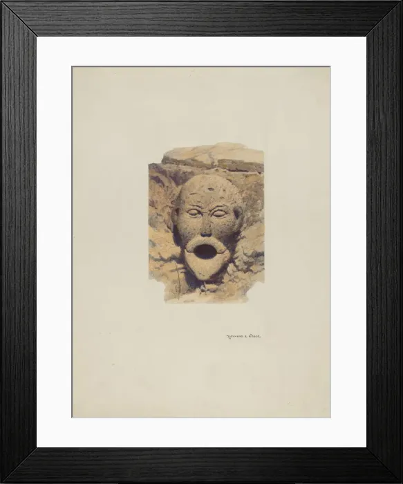 Framed Print : Water Spout, 1939. Creator: Raymond E. Noble Framed Print : Water Spout, 1939. Creator: Raymond E. Noble