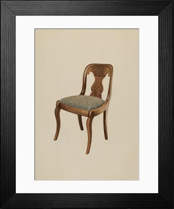 Framed Print : Chair, 1937. Creator: Henry Murphy Framed Print : Chair, 1937. Creator: Henry Murphy