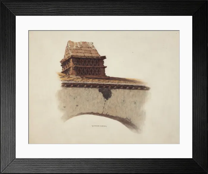 Framed Print : Chimney, 1939. Creator: Raymond E. Noble Framed Print : Chimney, 1939. Creator: Raymond E. Noble