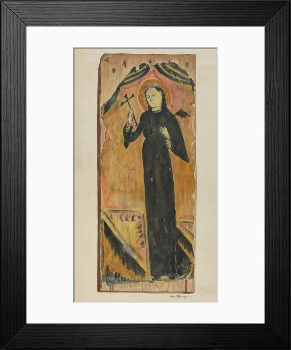 Framed Print : Retablo, c. 1939. Creator: Carl O Bergh Framed Print : Retablo, c. 1939. Creator: Carl O Bergh