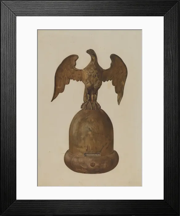 Framed Print : Flag Pole Finial, 1935 / 1942. Creator: Victor F. Muollo Framed Print : Flag Pole Finial, 1935 / 1942. Creator: Victor F. Muollo
