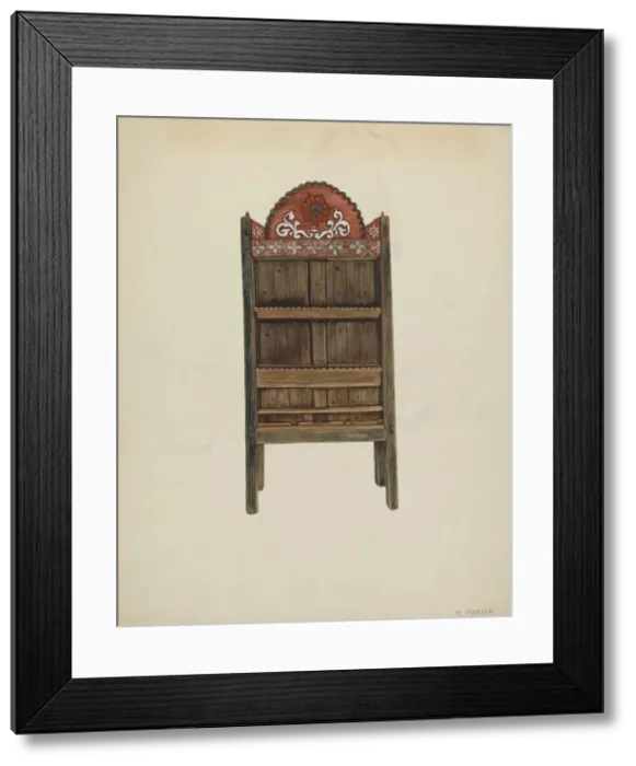 Framed Print : Trastero (chest), c. 1939. Creator: Marjery Parish Framed Print : Trastero (chest), c. 1939. Creator: Marjery Parish