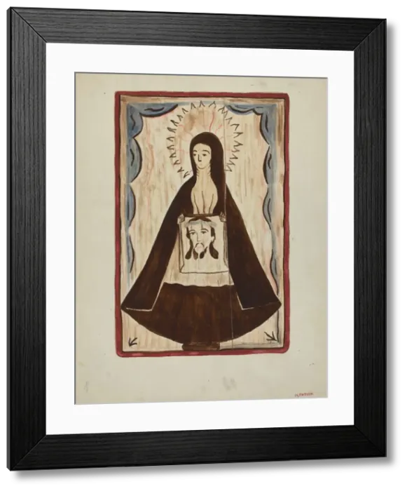 Framed Print : Retablo, 1935  /  1942. Creator: Marjery Parish
