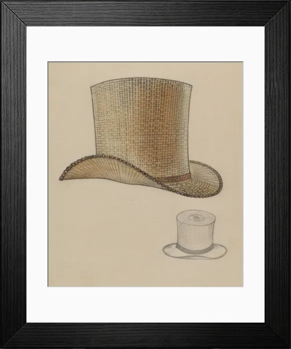 Framed Print : Hat, c. 1936. Creator: Jean Peszel Framed Print : Hat, c. 1936. Creator: Jean Peszel