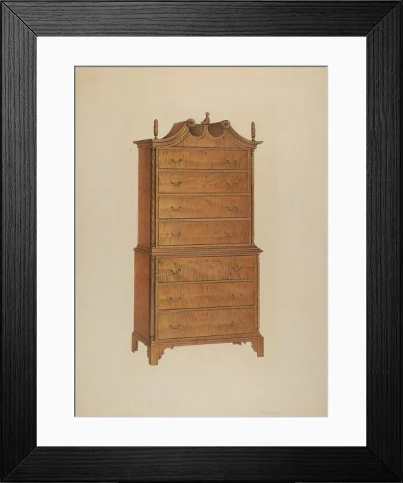 Framed Print : Chest-on-Chest, c. 1939. Creator: Lawrence Phillips Framed Print : Chest-on-Chest, c. 1939. Creator: Lawrence Phillips