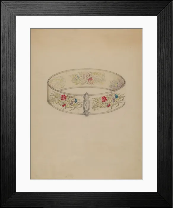 Framed Print : Belt, c. 1936. Creator: Jean Peszel Framed Print : Belt, c. 1936. Creator: Jean Peszel