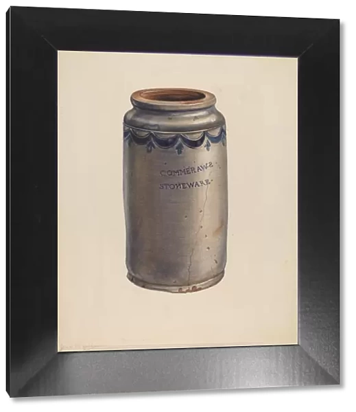 Jar, c. 1938. Creator: Jean Peszel