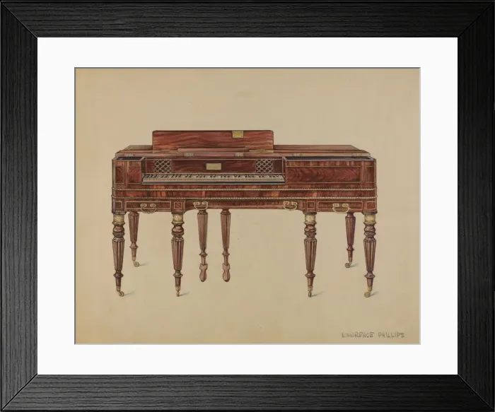 Framed Print : Piano Forte, c. 1936. Creator: Lawrence Phillips Framed Print : Piano Forte, c. 1936. Creator: Lawrence Phillips