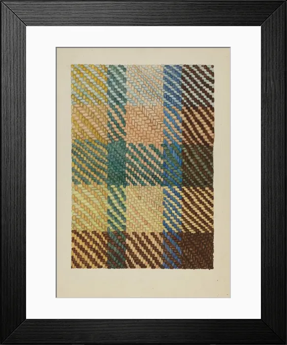 Framed Print : Jerga (Carpet), c. 1938. Creator: Marjery Parish Framed Print : Jerga (Carpet), c. 1938. Creator: Marjery Parish