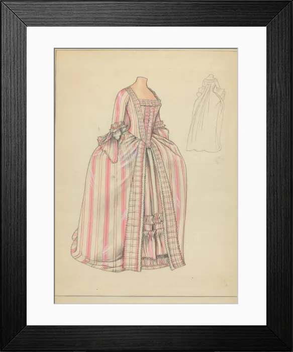 Framed Print : Dress, c. 1940. Creator: Jean Peszel Framed Print : Dress, c. 1940. Creator: Jean Peszel