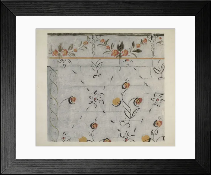 Framed Print : Wall Decoration, c. 1938. Creator: Martin Partyka Framed Print : Wall Decoration, c. 1938. Creator: Martin Partyka