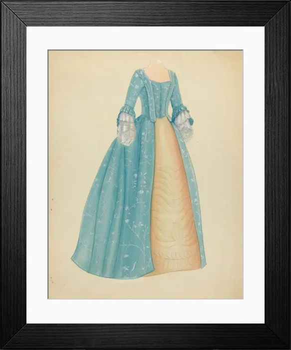Framed Print : Dress, c. 1936. Creator: Jean Peszel Framed Print : Dress, c. 1936. Creator: Jean Peszel