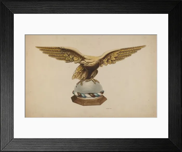 Framed Print : Eagle, 1938. Creator: Louis Plogsted Framed Print : Eagle, 1938. Creator: Louis Plogsted