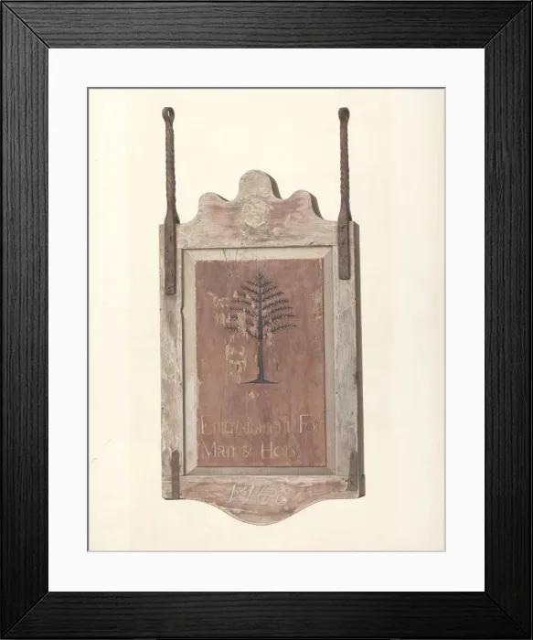 Framed Print : Tavern Sign, c. 1940. Creator: Alfred Parys Framed Print : Tavern Sign, c. 1940. Creator: Alfred Parys