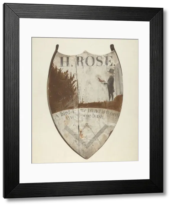 Framed Print : Tavern Sign, c. 1940. Creator: Alfred Parys Framed Print : Tavern Sign, c. 1940. Creator: Alfred Parys