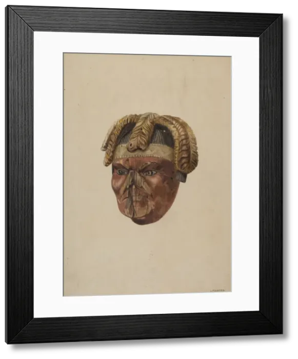 Framed Print : Figurehead S. S. Robert Fulton, 1935 / 1942. Creator: Louis Plogsted Framed Print : Figurehead S. S. Robert Fulton, 1935 / 1942. Creator: Louis Plogsted