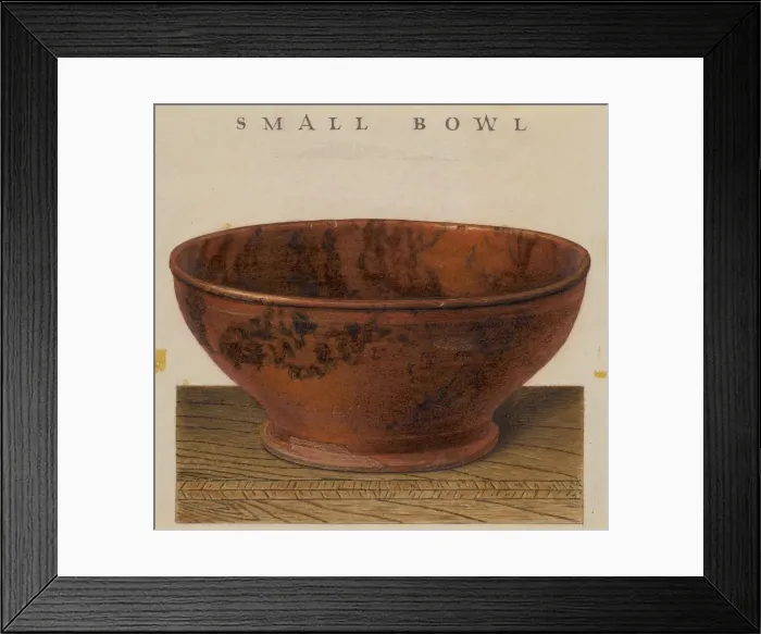 Framed Print : Small Bowl, c. 1939. Creator: Alfred Parys Framed Print : Small Bowl, c. 1939. Creator: Alfred Parys