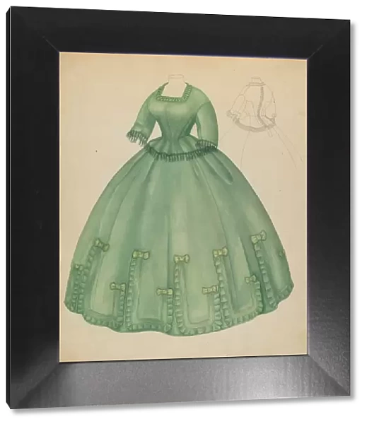 Dress, c. 1938. Creator: Jean Peszel
