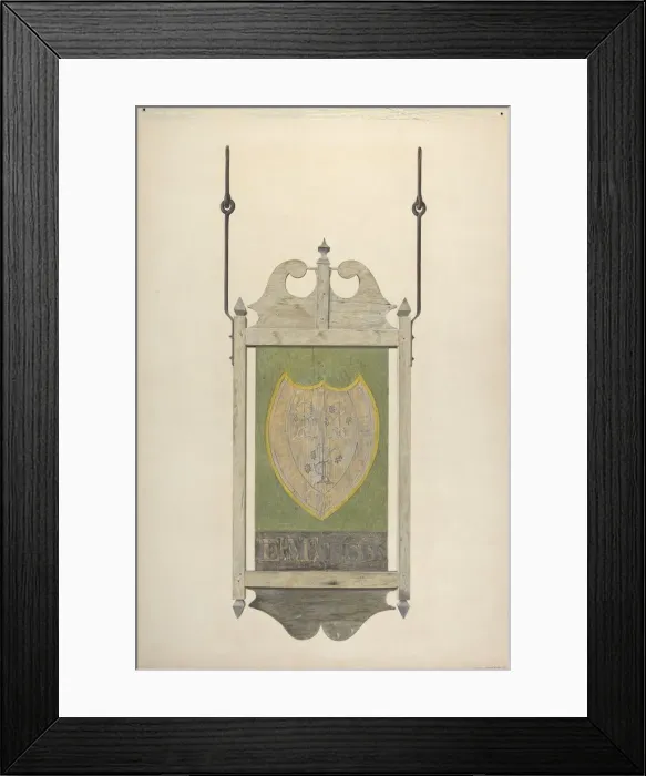 Framed Print : Tavern Sign, 1935 / 1942. Creator: Alfred Parys Framed Print : Tavern Sign, 1935 / 1942. Creator: Alfred Parys
