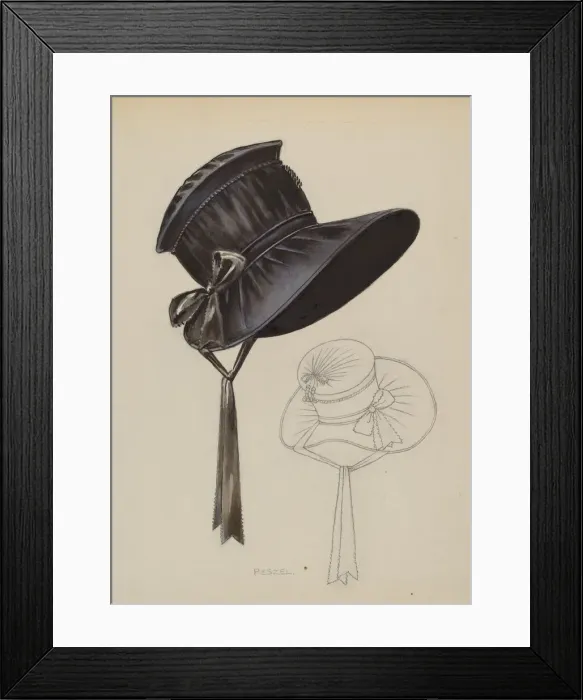 Framed Print : Bonnet, 1935 / 1942. Creator: Jean Peszel Framed Print : Bonnet, 1935 / 1942. Creator: Jean Peszel