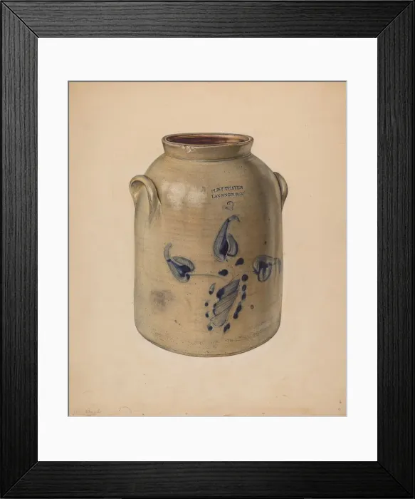 Framed Print : Jar, probably 1937 / 1938. Creator: Jean Peszel Framed Print : Jar, probably 1937 / 1938. Creator: Jean Peszel