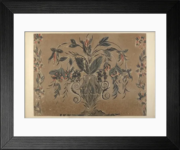 Framed Print : Wall Painting, c. 1939. Creator: Martin Partyka Framed Print : Wall Painting, c. 1939. Creator: Martin Partyka