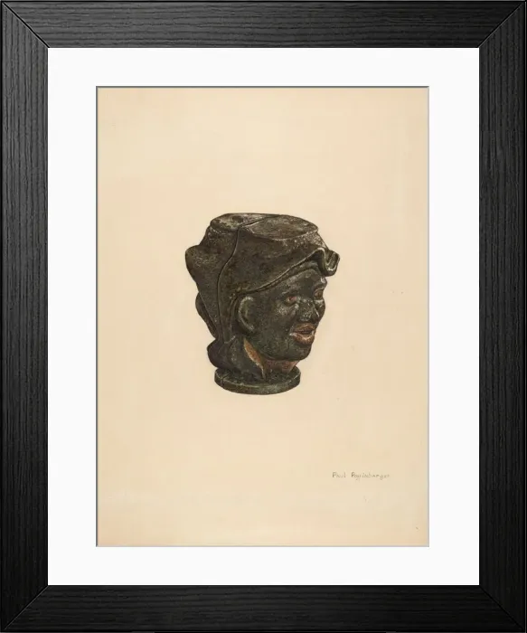 Framed Print : Iron Negro Bank, c. 1940. Creator: Paul Poffinbarger Framed Print : Iron Negro Bank, c. 1940. Creator: Paul Poffinbarger