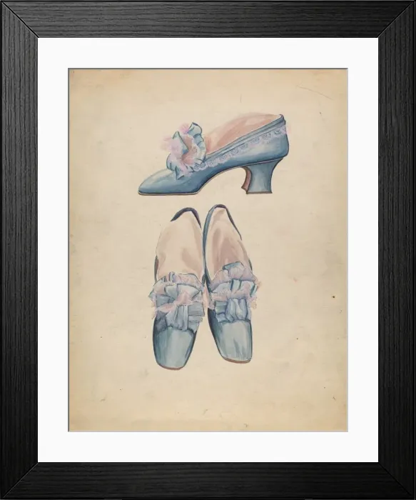 Framed Print : Shoes, 1935 / 1942. Creator: Jean Peszel Framed Print : Shoes, 1935 / 1942. Creator: Jean Peszel