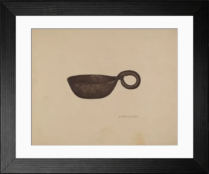 Framed Print : Drinking Cup, c. 1940. Creator: Paul Poffinbarger Framed Print : Drinking Cup, c. 1940. Creator: Paul Poffinbarger