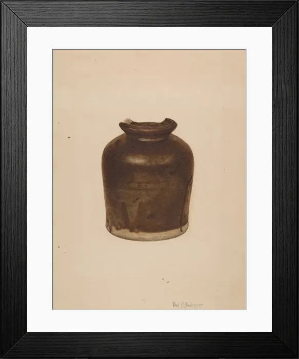 Framed Print : Fruit Jar, c. 1939. Creator: Paul Poffinbarger Framed Print : Fruit Jar, c. 1939. Creator: Paul Poffinbarger