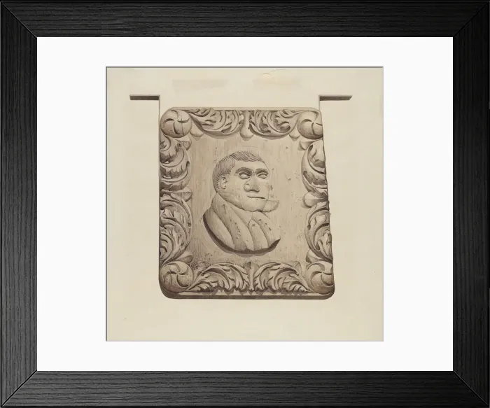 Framed Print : Inn Sign, c. 1938. Creator: Robert Pohle Framed Print : Inn Sign, c. 1938. Creator: Robert Pohle