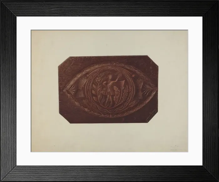 Framed Print : Cake Board, 1935 / 1942. Creator: Robert Pohle Framed Print : Cake Board, 1935 / 1942. Creator: Robert Pohle