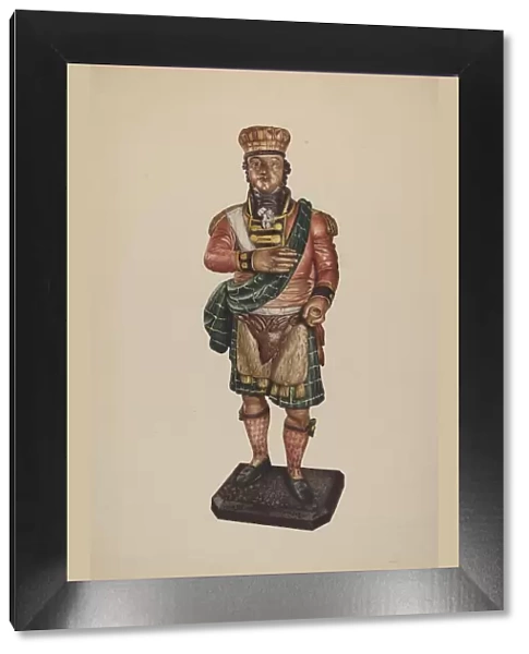 Cigar Store Figure, c. 1941. Creator: Robert Pohle