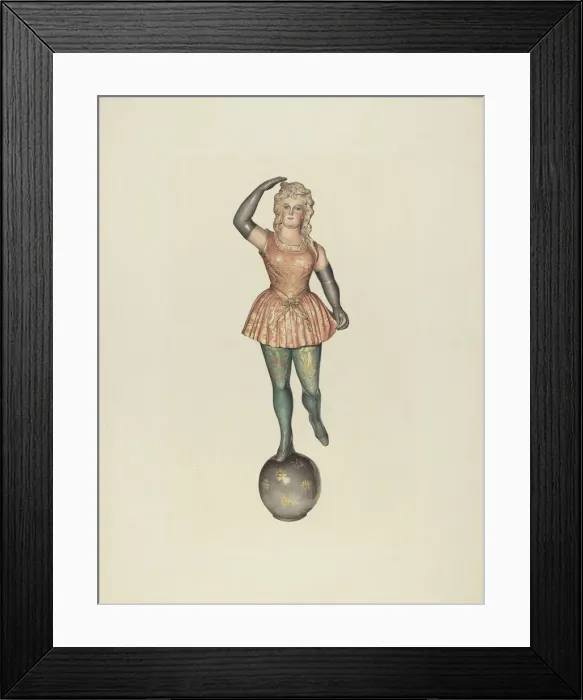 Framed Print : Carousel Calliope Figure, c. 1939. Creator: Robert Pohle Framed Print : Carousel Calliope Figure, c. 1939. Creator: Robert Pohle