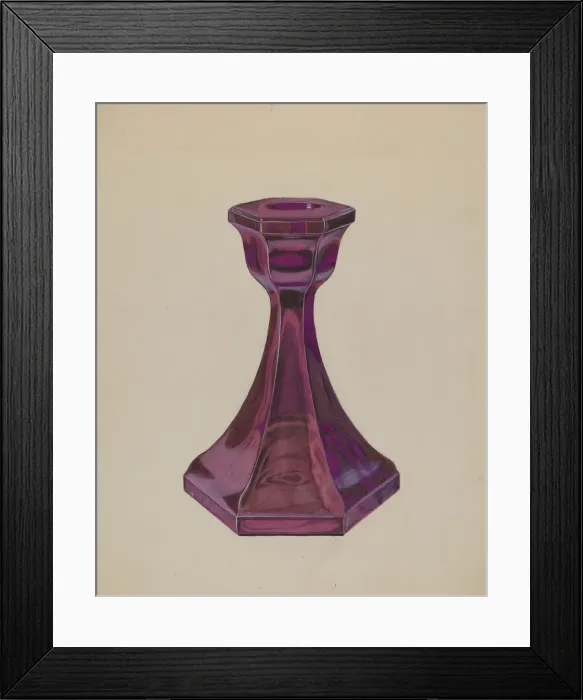 Framed Print : Candlestick, c. 1937. Creator: Dorothy Posten Framed Print : Candlestick, c. 1937. Creator: Dorothy Posten