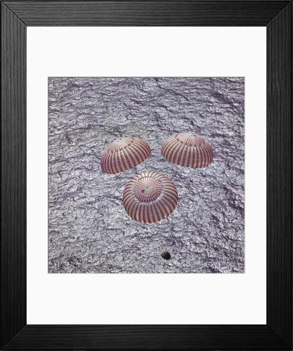 Framed Print : Apollo 16 Recovery, 1972. Creator: NASA Framed Print : Apollo 16 Recovery, 1972. Creator: NASA