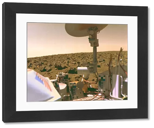 Viking 2 image of Mars Utopian Plain, September 3, 1976. Creator: NASA