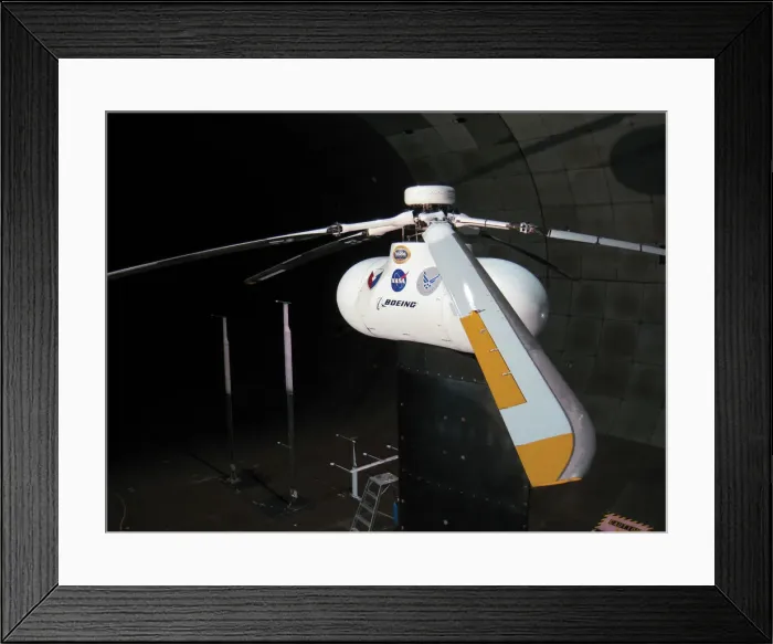 Framed Print : NASA research into rotor blades. Creator: NASA Framed Print : NASA research into rotor blades. Creator: NASA
