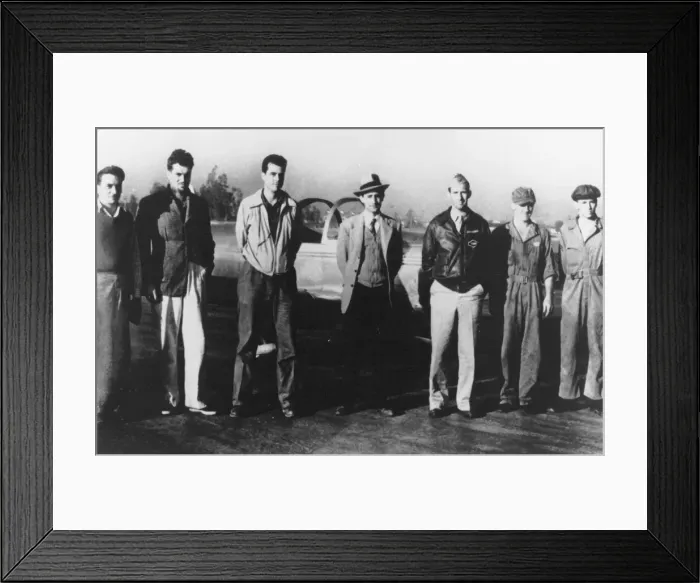 Framed Print : JATO Flight Test Crew, 1941. Creator: NASA Framed Print : JATO Flight Test Crew, 1941. Creator: NASA