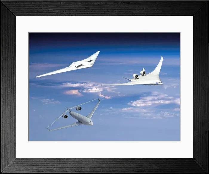 Framed Print : Research into greener aircraft, 2011. Creator: NASA Framed Print : Research into greener aircraft, 2011. Creator: NASA