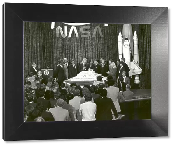 NASA Celebrates its 25th Anniversary, Washington, D. C. October 19, 1983. Creator: NASA