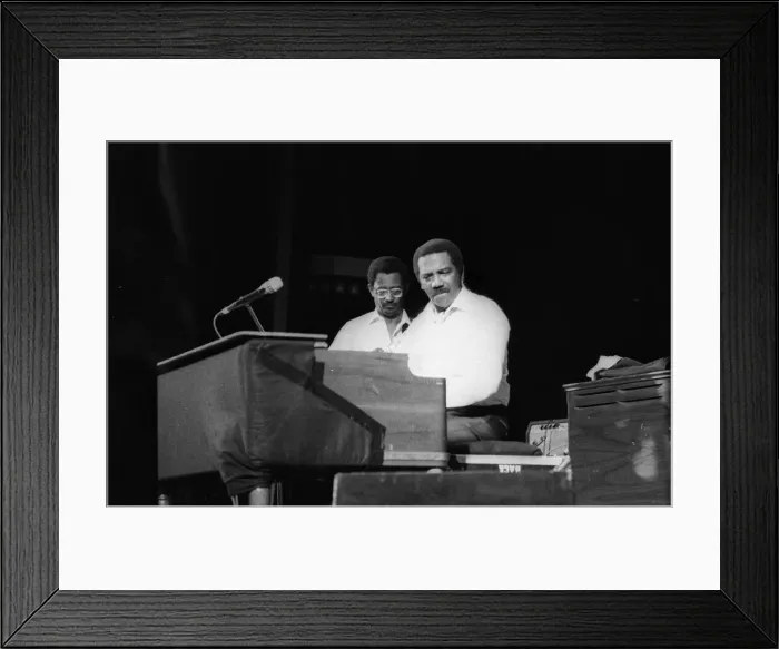 Framed Print : Jimmy Smith and Terry Evans, Lewisham Jazz Festival, London, Oct 1986 Framed Print : Jimmy Smith and Terry Evans, Lewisham Jazz Festival, London, Oct 1986