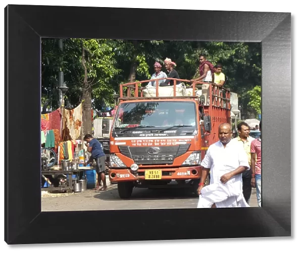 Eicher truck, West Bengal India, 2019. Creator: Unknown