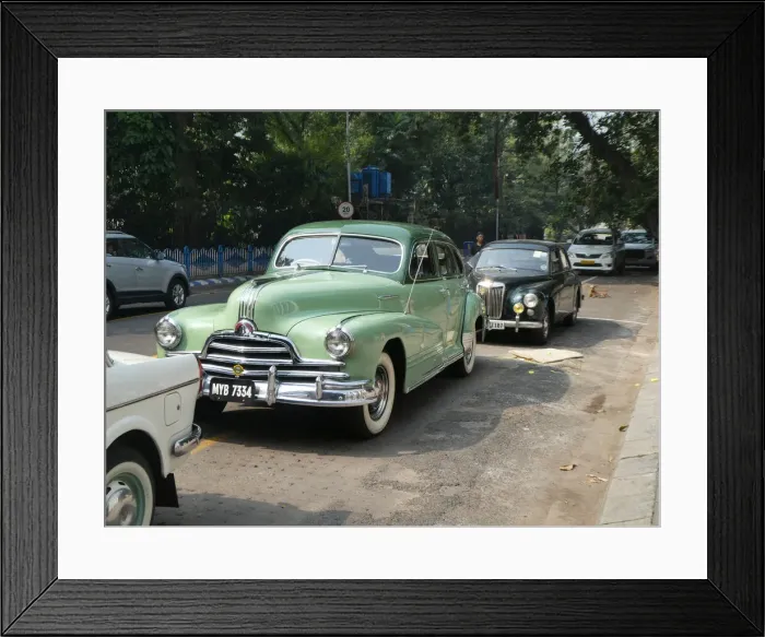 Framed Print : Pontiac, Classic Drivers Club of Calcutta, 2019. Creator: Unknown Framed Print : Pontiac, Classic Drivers Club of Calcutta, 2019. Creator: Unknown